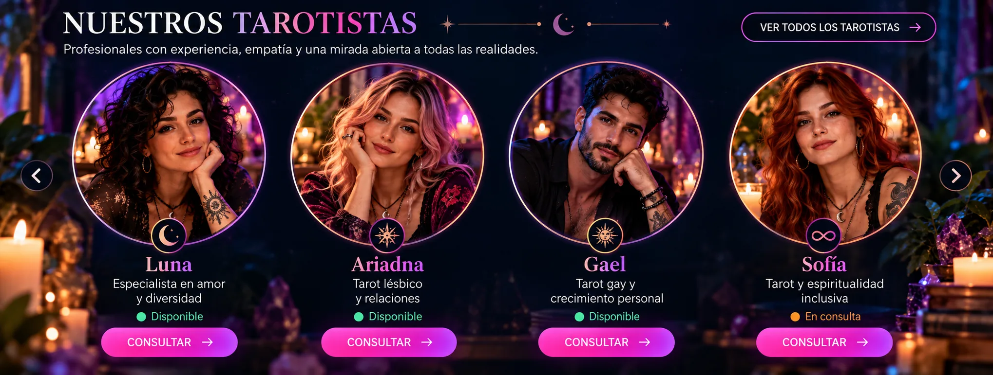 Nuestros tarotistas