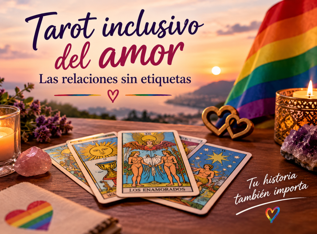 Tarot inclusivo del amor: las relaciones sin etiquetas 🏳️‍🌈✨